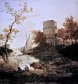 Adam Pynacker, Tower on a Coast