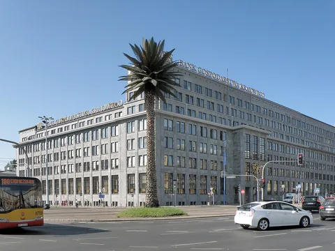 Jan Szczepkowski, Bank Gospodarstwa Krajowego building in Warsaw