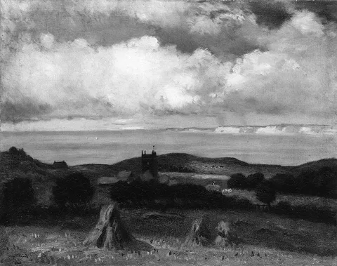 George Henry Bogert, Chale, Isle of Wight, Looking Towards the Needles