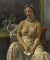 Eugene Speicher, The Blue Necklace