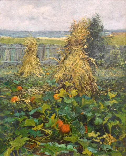 Ben Foster, Corn Stalks and Pumpkins