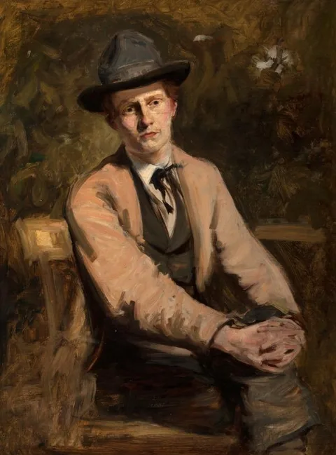 William Darling McKay, William Darling McKay, 1844 - 1924. Artist (Self-portrait in his studio)
