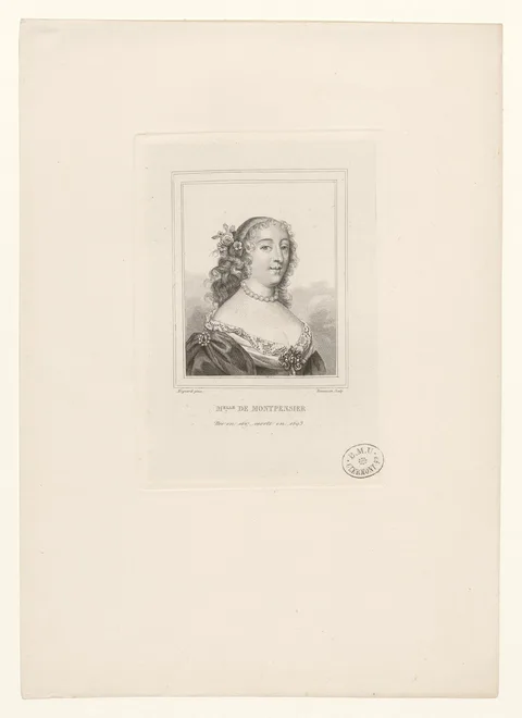 Pierre Mignard, M.elle de Montpensier : née en 1627, morte en 1693 BOYER 1883