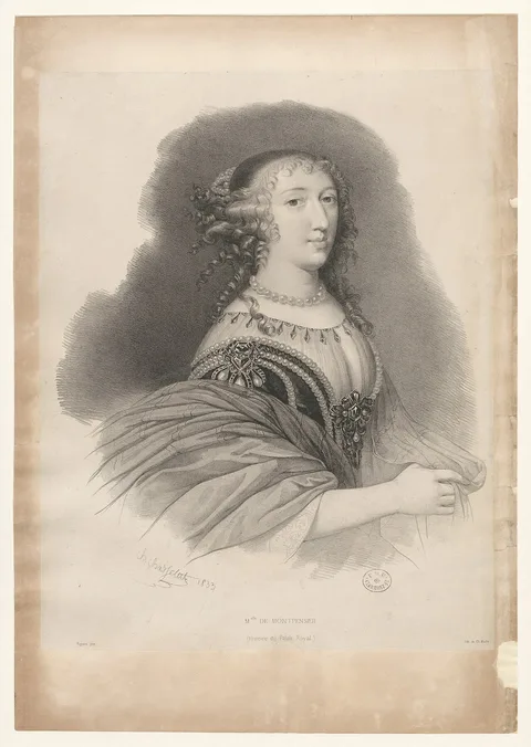 Pierre Mignard, M.elle de Montpensier (Histoire du Palais Royal) BOYER 1881