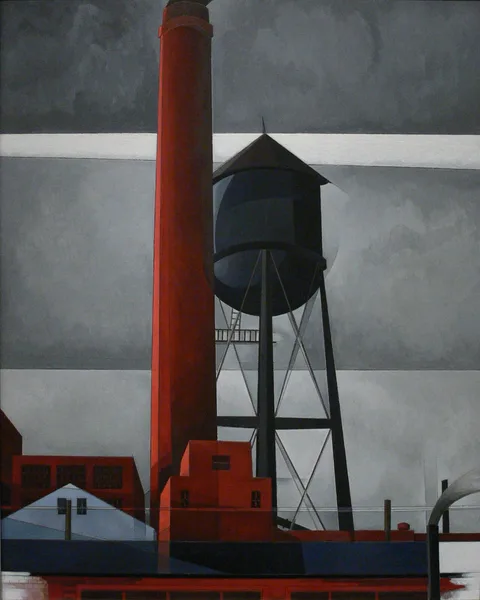 Charles Demuth, Chimney and Water Tower