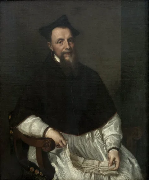 Titian, Portrait of Bishop Ludovico Beccadelli