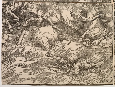 Titian, The Submersion of Pharaoh's Army in the Red Sea