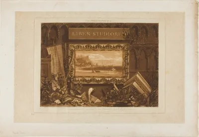 J. M. W. Turner, The Frontispiece to Liber Studiorum