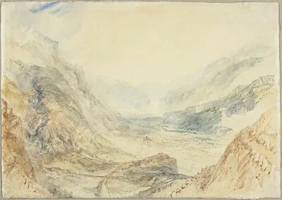 J. M. W. Turner, View in the St. Gotthard Pass, Switzerland