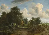 Meindert Hobbema, A Wooded Landscape