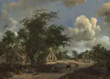 Meindert Hobbema, A View on a High Road