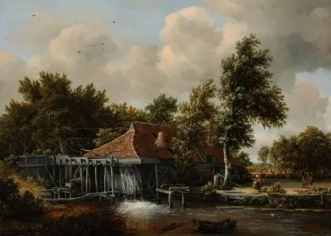 Meindert Hobbema, A Watermill