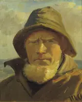 Michael Ancher, The Skagen Fisherman Lars Kruse.