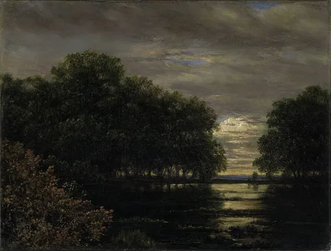 Carl Gustav Carus, Flood in the Rosental Valley, Leipzig
