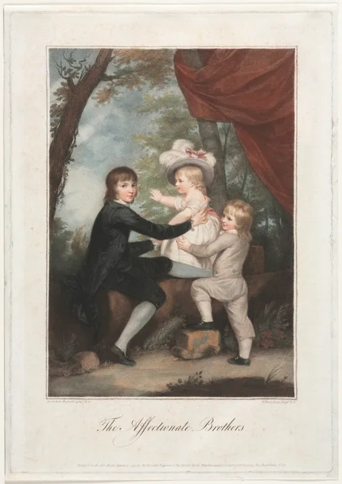 Francesco Bartolozzi, The Affectionate Brothers (The Lamb Children)