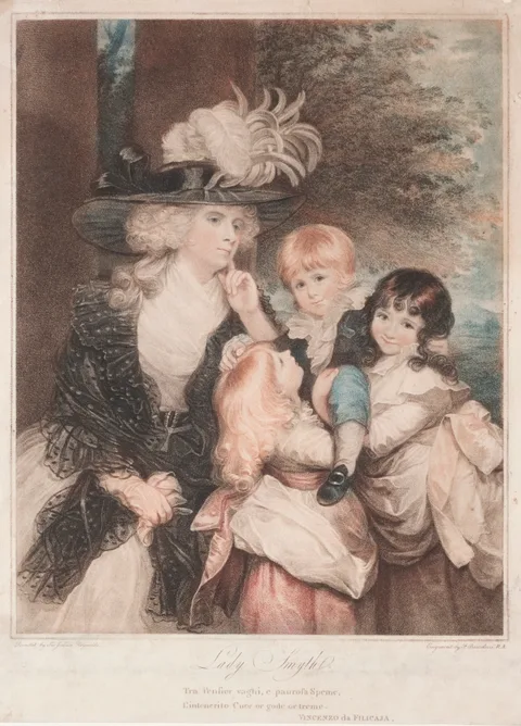 Francesco Bartolozzi, Lady Smith and Her Children