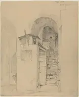 Johann Wilhelm Schirmer, Ruined Stairs at Neuss