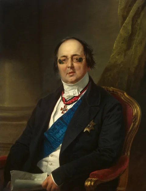 Franz Krüger, Portrait of Count Alexander Kushelev-Bezborodko