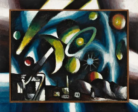 Arthur Segal, Der Astronom (Zyklus Arbeit)