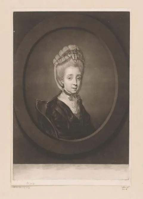Richard Earlom, Portret van Elizabeth Bridgetta Gulston