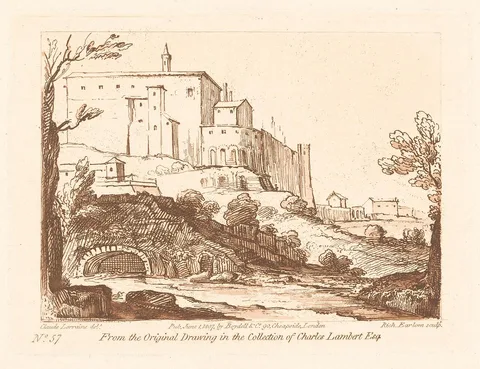 Richard Earlom, A Landscape with Buildings