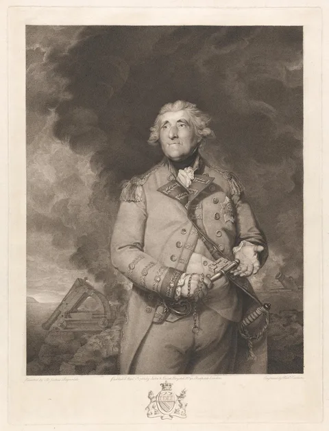 Richard Earlom, George Augustus Elliot Lord Heathfield