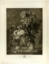 Richard Earlom, A Flower Piece, from The Houghton Gallery