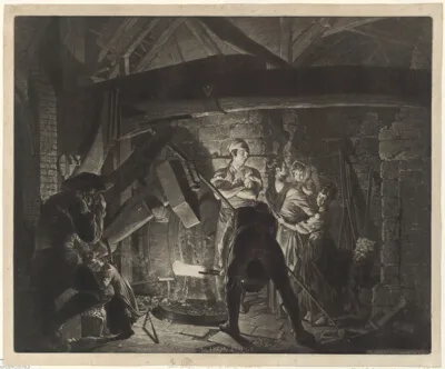 Richard Earlom, An Iron Forge