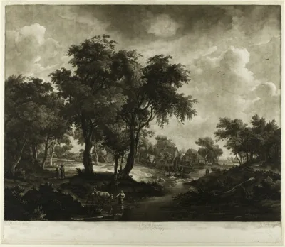 Richard Earlom, River and Rural Scene
