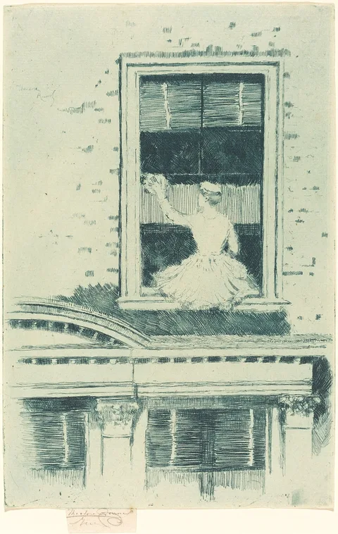 Théodore Roussel, The Window Cleaner