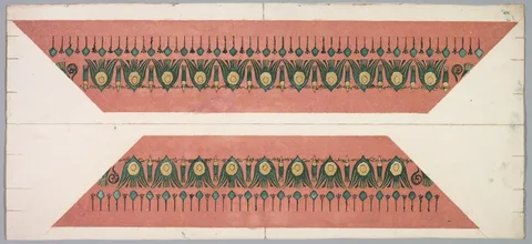 Théodore Roussel, Embers Glow: Lotus Pattern Frame