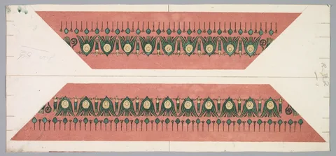 Théodore Roussel, Embers Glow: Lotus Pattern Frame