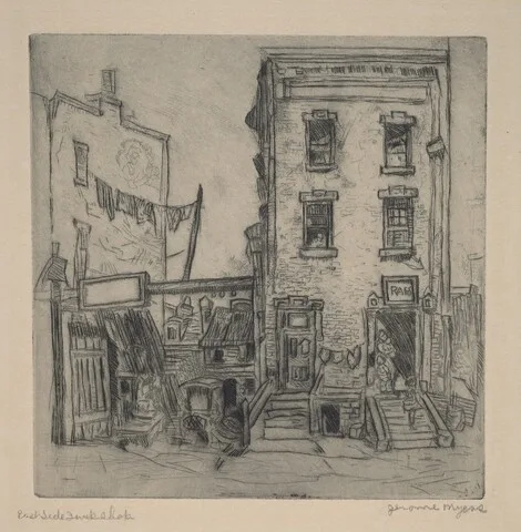 Jerome Myers, East Side Junk Shop