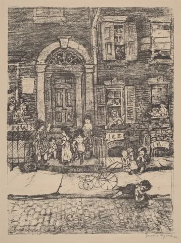 Jerome Myers, Street Scene (New York)