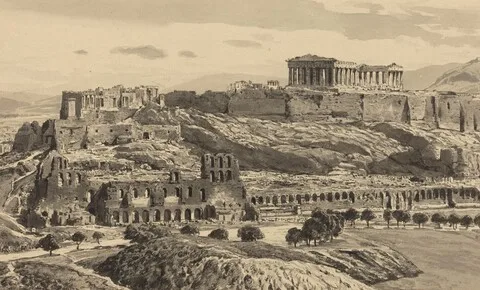 Themistokles von Eckenbrecher, View of the Acropolis
