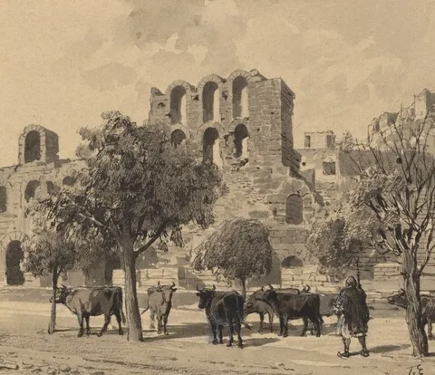 Themistokles von Eckenbrecher, Theater of Herodes Atticus