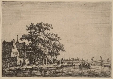 Antonie Waterloo, Churchyard at the Waterside