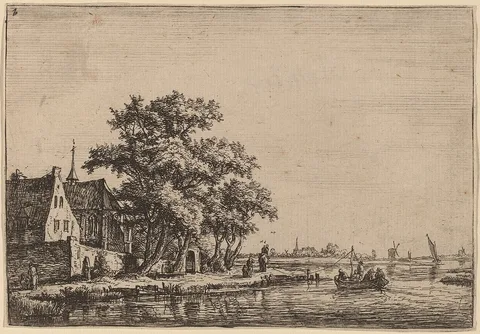 Antonie Waterloo, Churchyard at the Waterside
