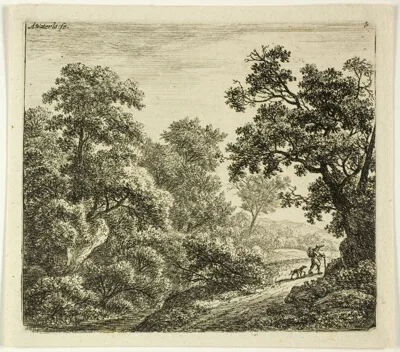 Antonie Waterloo, The Wanderer and His Dog