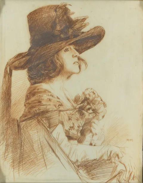 Mortimer Menpes, Charlotte Corday (Mrs Brown Potter)