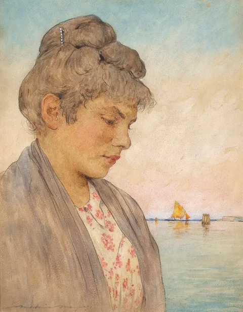 Mortimer Menpes, Francesca (on The Lido, Venice)