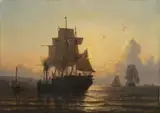Mauritz de Haas, Tropical Sunset at Sea