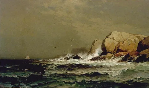 Mauritz de Haas, Stormy Coastline