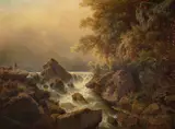 Charlotte Piepenhagen-Mohr, The Motif from Tyrol (Waterfall, By the Mountain Stream)