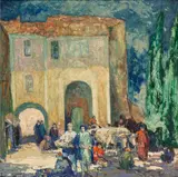George Elmer Browne, In the Village