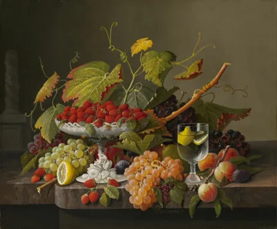 Severin Roesen, An Abundance of Fruit
