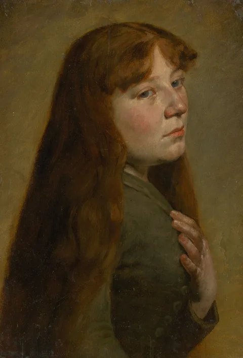 Jozef Hanula, Study of a Woman from Three Quarters Profile