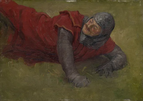 Jozef Hanula, Study of a Wounded Soldier