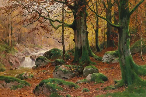 Walter Moras, Autumnal Woodland