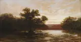 William Piguenit, An Australian mangrove, ebb tide